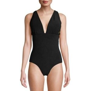 Juicy Couture Black Label One Piece Swimsuit Sz M